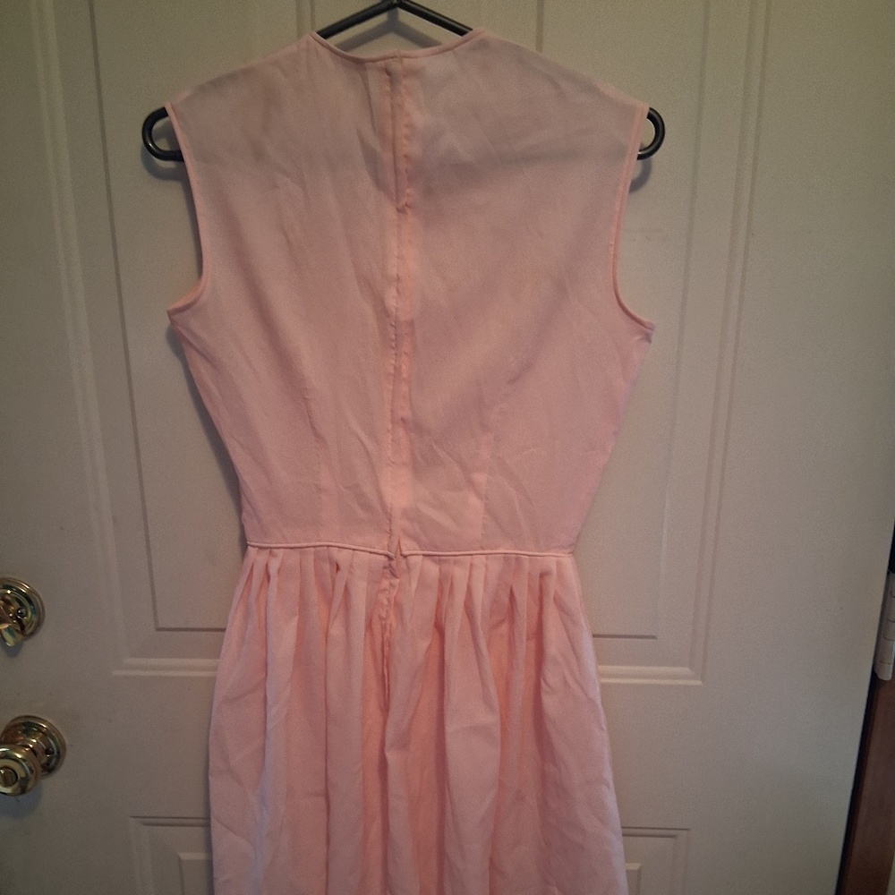 Women's Fritzi of California Vintage Pink Sleeveless Dress - Picture 2 of 4